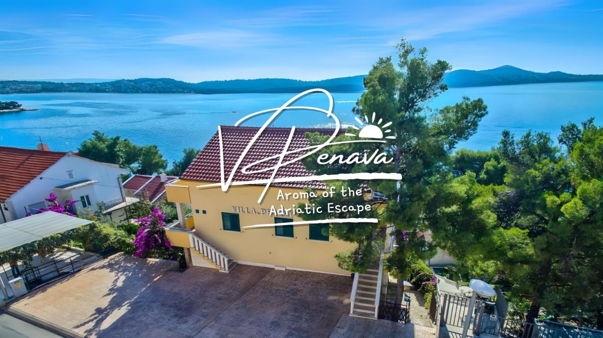 Villa Penava, Private Beach, Pool And 7Min To Trogir Bagian luar foto